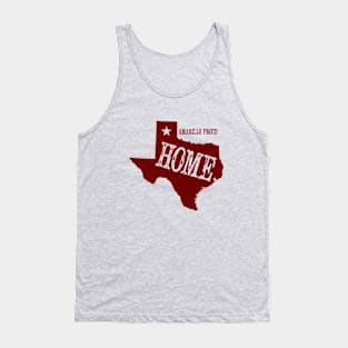 My Home is Amarillo (Red Ink) Tank Top